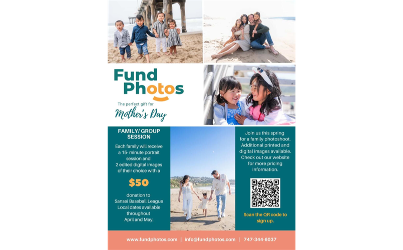 Sansei Baseball Fundraiser - Fund Photos - April and May 2026