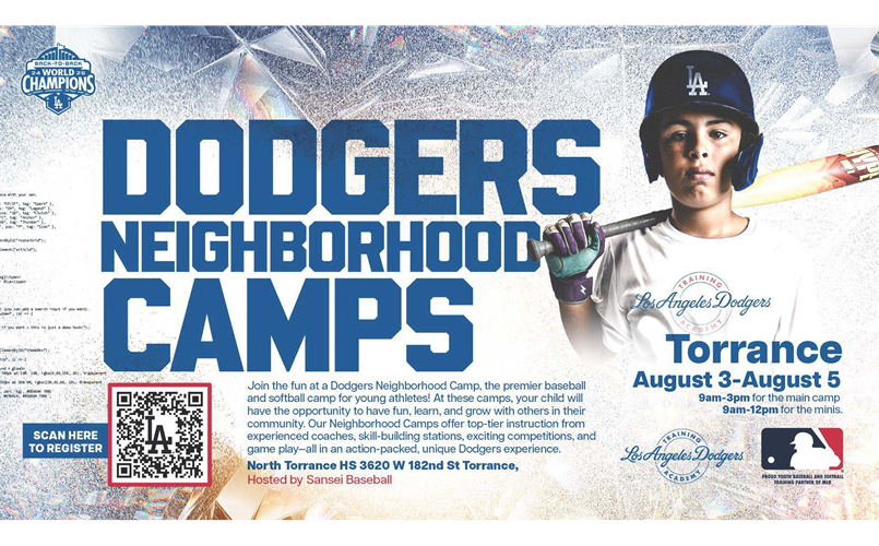 Dodgers Neighborhood Camp at North High (8/3-8/5)